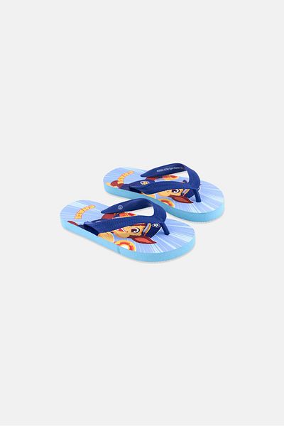 PAW PATROL Toddlers Boy Slip On Flipflop, Blue Combo