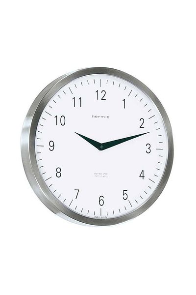 Hermle Wall Clock 30466-002100, Quartz, White, Analogue, Modern