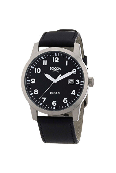 Boccia Ανδρικό Ρολόι 3631-01, Quartz, 38mm, 10atm