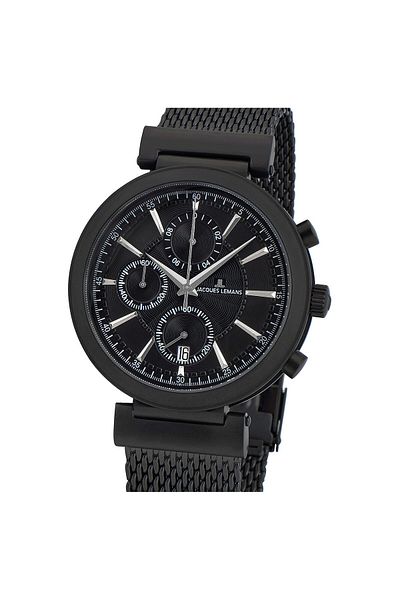 Jacques Lemans Ανδρικό ρολόι Jacques Lemans 1-1699E, Quartz, 45mm, 5ATM