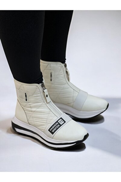 LABRONA Paraşüt Kumaş Kışlık Kadın Günlük Bot