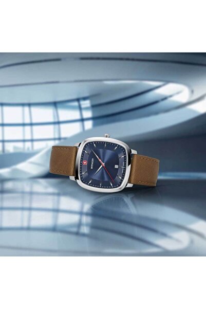 Wenger Mens Watch 01.1921.106, Quartz, 37mm, 5ATM