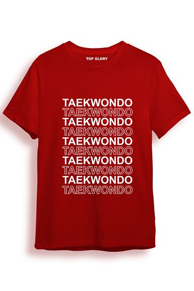 TOP GLORY Μπλουζάκι Taekwondo - Γραμμή TKDO8406