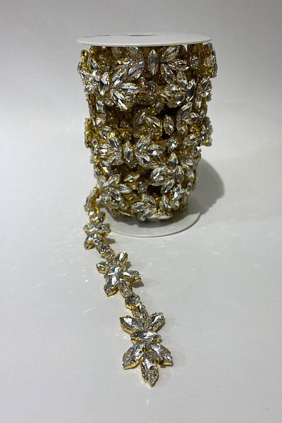 Hayalperest boncuk Shuttle Glass Stoned Bright Evening Dress Stoned Strip Sconce