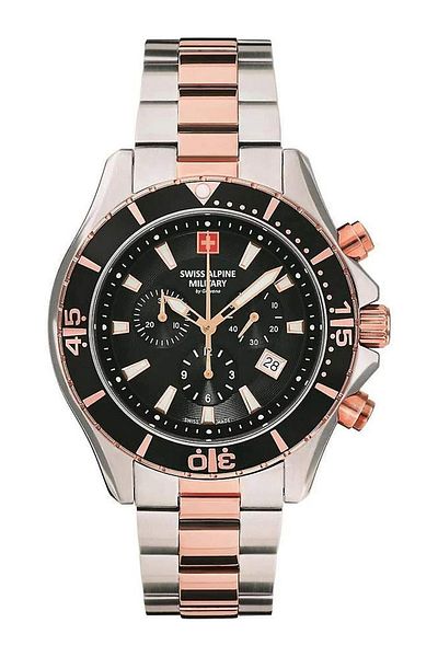 Swiss Alpine Military Mens Watch Swiss Military 7040.9157, Quartz, 44mm, 10atm