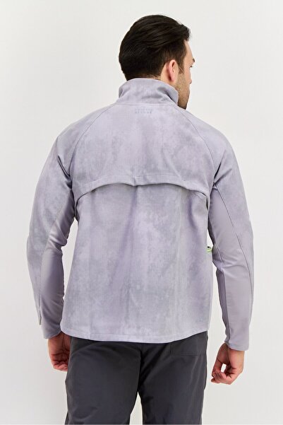 New Balance Men Sportswear Fit Reflective Impact Running Jacket, Grey