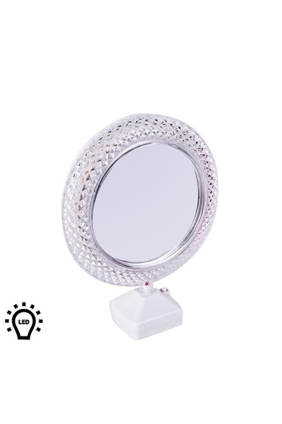 Nobbystar Led'li Kristal Yuvarlak Sihirli Ayna