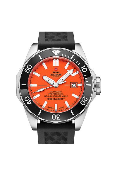 Swiss Military Mens Watch Sma34092.06, Automatic, 45mm, 100atm