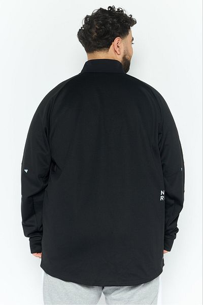 New Balance Men Sportswear Fit Long Sleeves Running Sweatshirt, Black