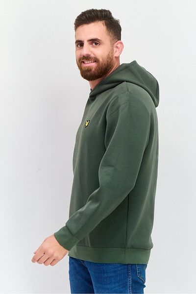 Lyle & Scott Men Hooded Brand Logo Long Sleeves Sweatshirts, Green