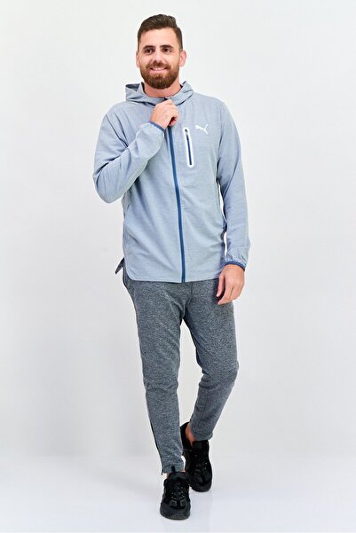 Puma Men Sportswear Fit Long Sleeves Training Jacket, Grey