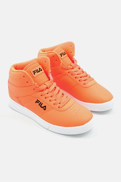 Fila Men Impress Ll Mid Lace Up Training Sports Shoe, Neon Orange