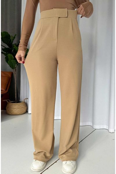 ModaDeniz Women's Lycra Velcro Closure Palazzo Pants