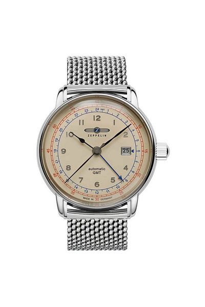 Zeppelin Mens Watch 7668m-5, Automatic, 43mm, 5atm