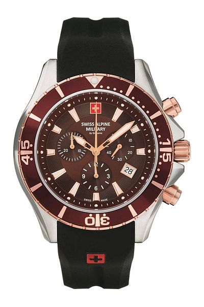 Swiss Alpine Military Mens Watch Swiss Military 7040.9856, Quartz, 44mm, 10ATM