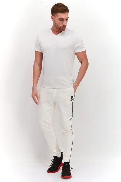 UFC Men Sportswear Fit Brand Logo Training Sweatpants, Off White