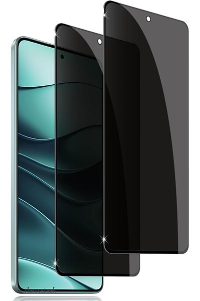 m.tk moveteck Redmi Note 14 Ghost Screen Protector زجاج غير قابل للكسر لامع 5D للخصوصية الجانبية غير مرئية
