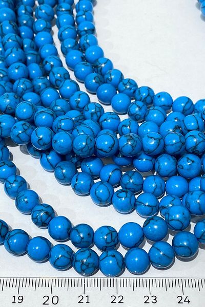 Hayalperest boncuk Blue Natural Stone Bead 8 Mm