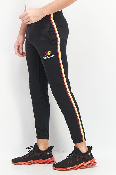New Balance Men Sportswear Fit Brand Logo Training Jogger Pants, Black Combo