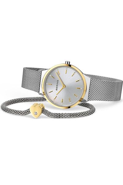 Bering Ceas de damă 12131-014-gwp, cuarț, 30mm, 3atm
