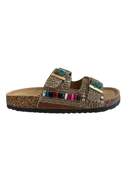 Guja Ta Embroidered Slippers