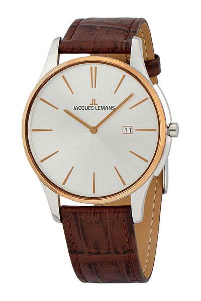Jacques Lemans Mens Watch 1-1936f, Quartz, 40mm, 10atm