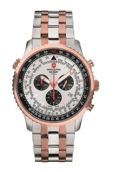 Swiss Alpine Military Mens Watch 7078.9152, Quartz, 46mm, 10atm