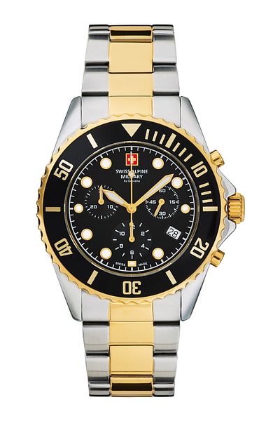 Swiss Alpine Military Mens Watch Swiss Military 7053.9147, Quartz, 42mm, 10atm