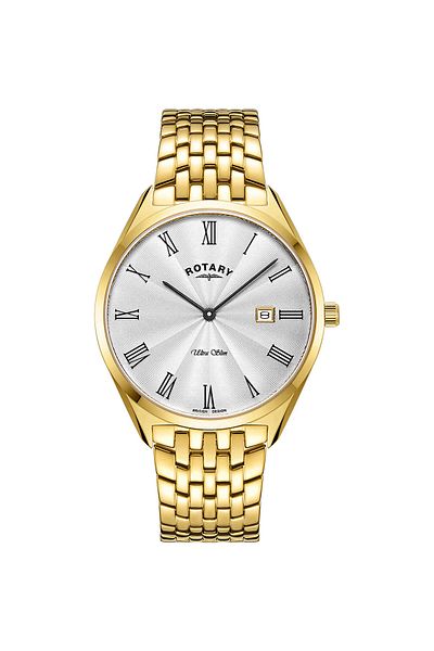 Rotary Mens Watch Gb08013/01, Quartz, 38mm, 5atm