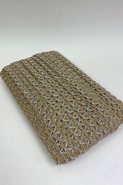 Hayalperest boncuk Silver Glitter Decorative Waterway Mortar 10 Mt