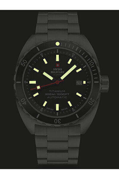 Swiss Military Mens Watch Swiss Military SMA34100.01, Automatic, 42mm, 30ATM