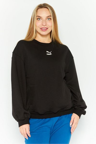 Puma Women Sportswear Fit Long Sleeve Outdoor Sweatshirt, Black