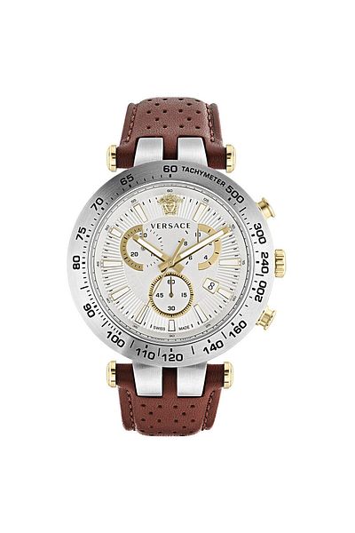 Versace Mens Watch Vejb00122, Quartz, 46mm, 5atm