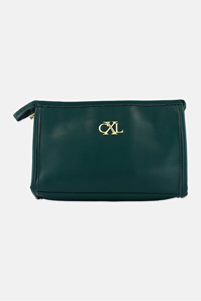 CXL by Christian Lacroix Women Brand Logo Cosmetics Pouch, Green