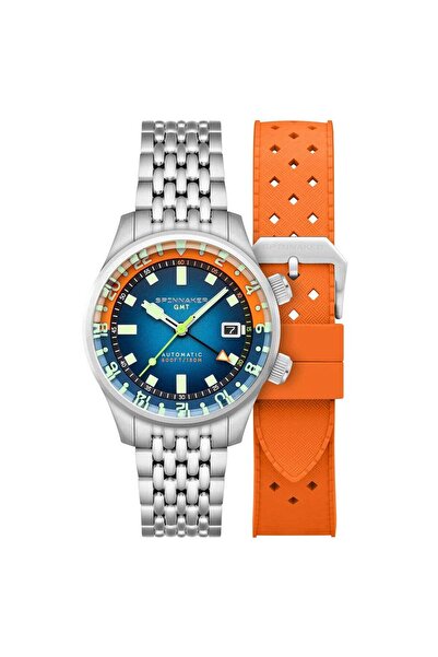 SPINNAKER BRADNER GMT SP-5121-AA Otomatik (Seiko NH34 Mekanizmalı) Erkek Kol ...