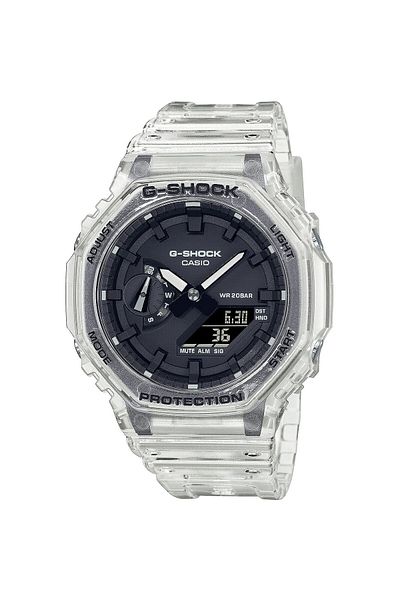 Casio Mens Watch Ga-2100ske-7aer, Quartz, 45mm, 20atm