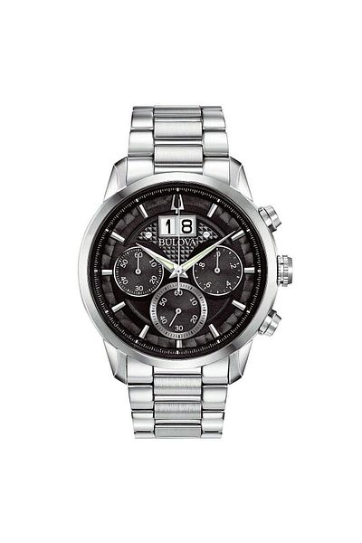 Bulova Ανδρικό ρολόι Bulova 96B319, Quartz, 44mm, 3ATM
