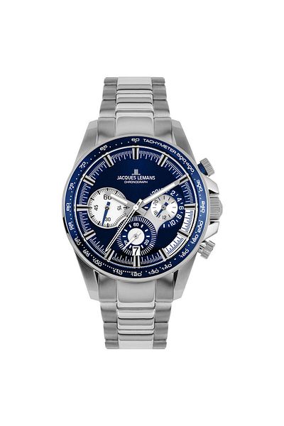 Jacques Lemans Mens Watch 1-2127f, Quartz, 40mm, 10atm