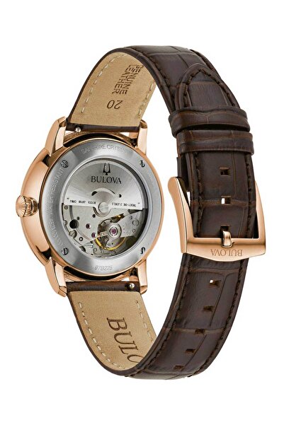 Bulova Ανδρικό ρολόι Bulova 97B225, Αυτόματο, 39mm, 3ATM