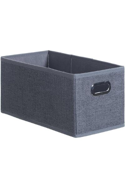 Five Simply Smart Polypropylene and Metal Foldable Storage Box 15 x 31cm