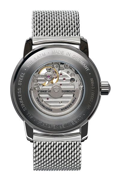 Zeppelin Mens Watch 8664m-3, Automatic, 43mm, 5atm