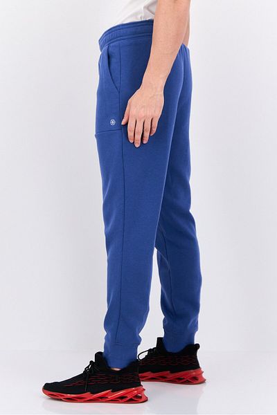 gaiam Men Slim Fit Solid Jogger Pants, True Navy