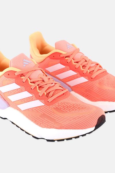 adidas Women Solarboost 5 Lace Up Running Shoes, Coral