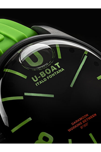 U-BOAT 9534/A Ανδρικό Ρολόι IPB Darkmoon Green 44mm 5ATM