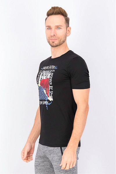 Puma Men Sportwear Fit Short Sleeves Training T-shirt, Black