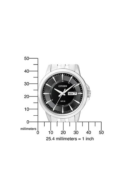 Citizen Ανδρικό Ρολόι Bf2011-51e, Quartz, 40mm, 5atm