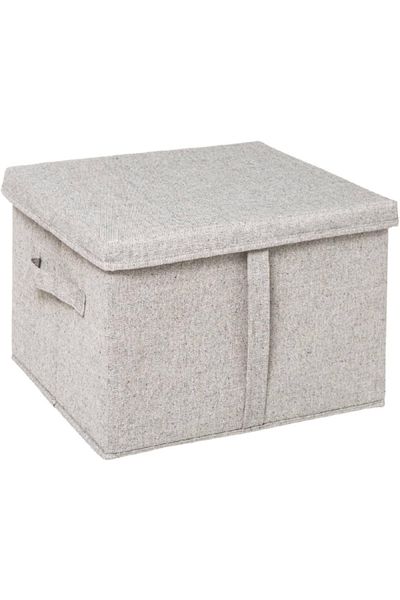 Five Simply Smart Orga Polypropylene and Polyester Foldable Storage Box with Lid