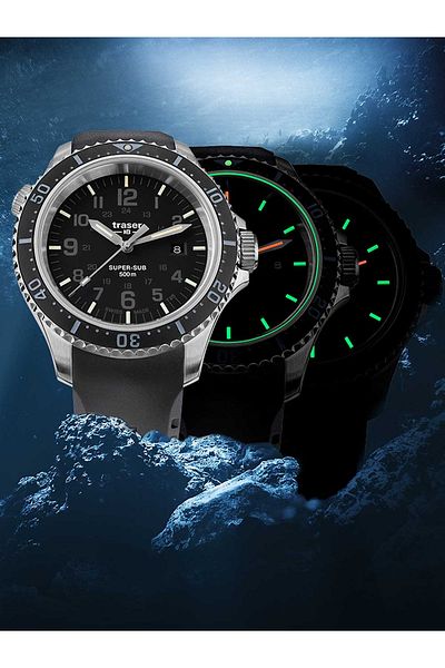 Traser H3 Mens Watch Traser H3 109377, Quartz, 46mm, 50ATM