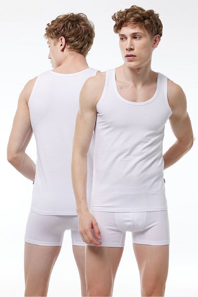 Malabadi 008 2-Pack Men's Lycra Modal Tank Top