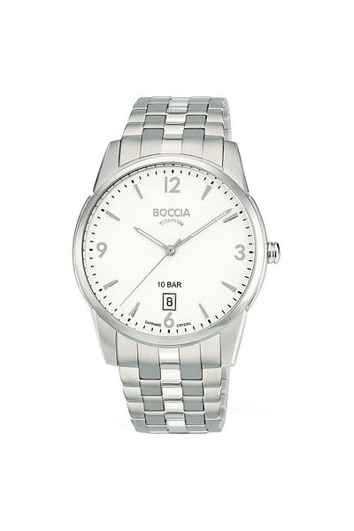 Boccia Mens Watch 3632-01, Quartz, 40mm, 10atm